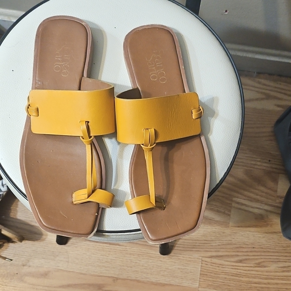 Franco Sarto Yellow Sandals